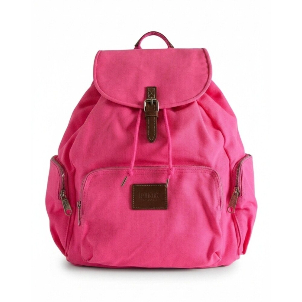 VICTORIA’S SECRET LOVE PINK Y2K School bag BACKPACK canvas light BAG NEW W/TAG